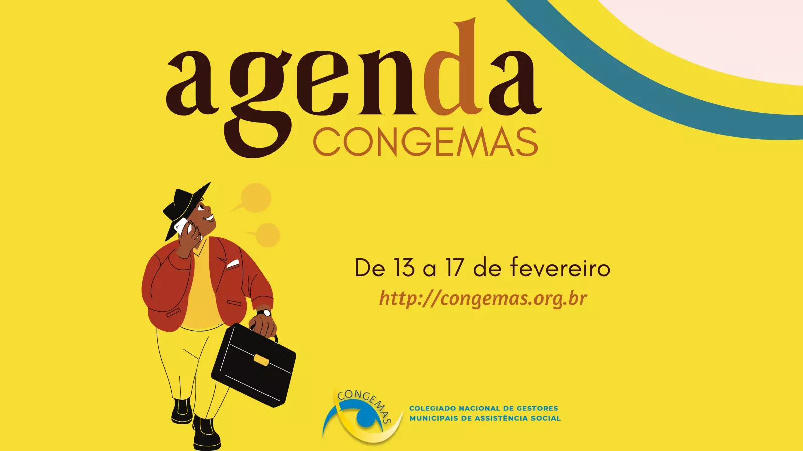 Agenda da semana! (De 13 a 17 de fevereiro)